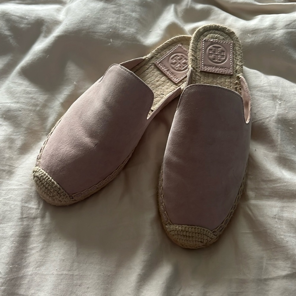 Tory Burch espadrille slides